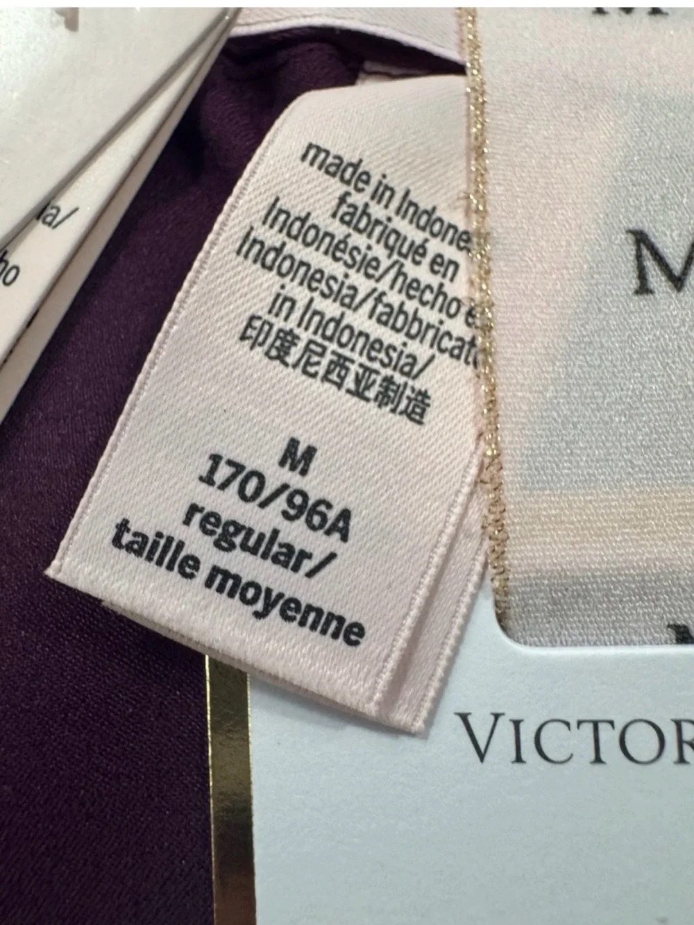 Victoria's Secret Signature Satin Long Pajama Set